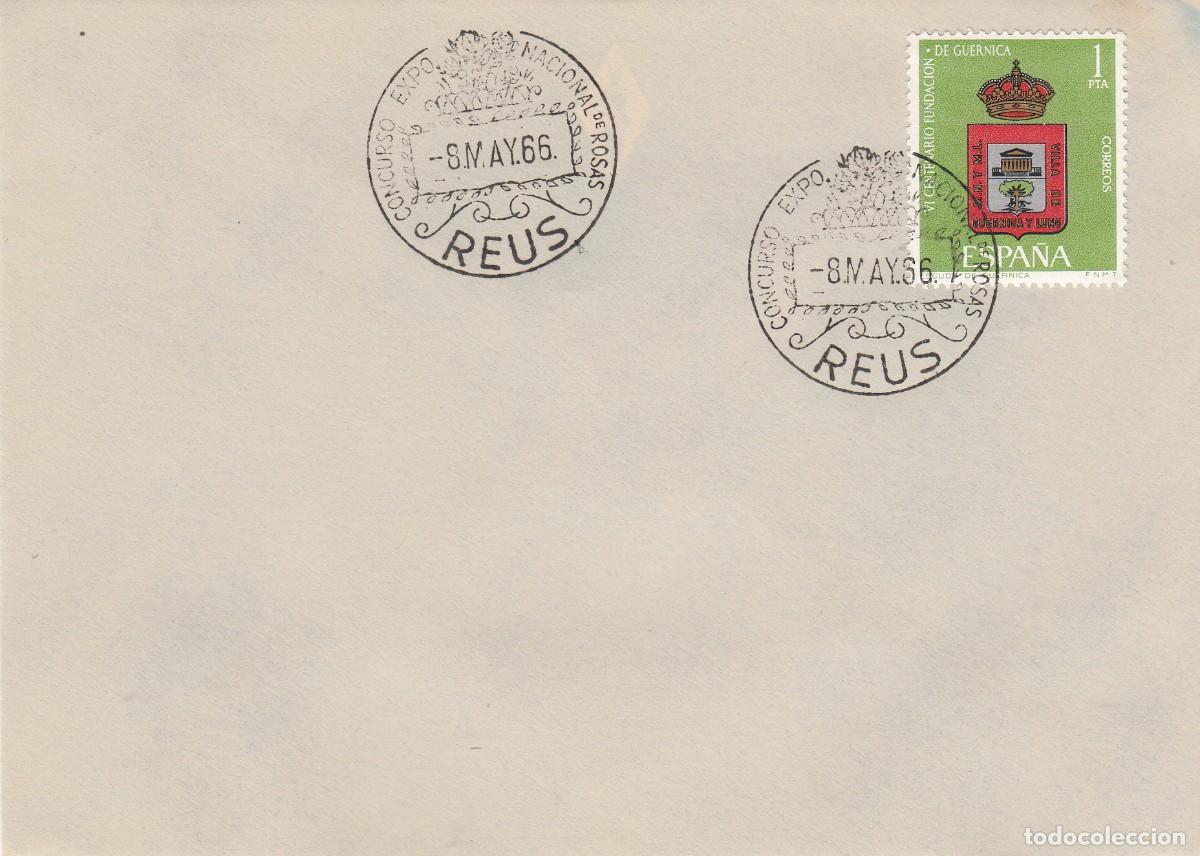 Sellos: MATASELLOS REUS - CONCURSO EXPOSICI&Oacute;N NACIONAL ROSAS - 1966 -