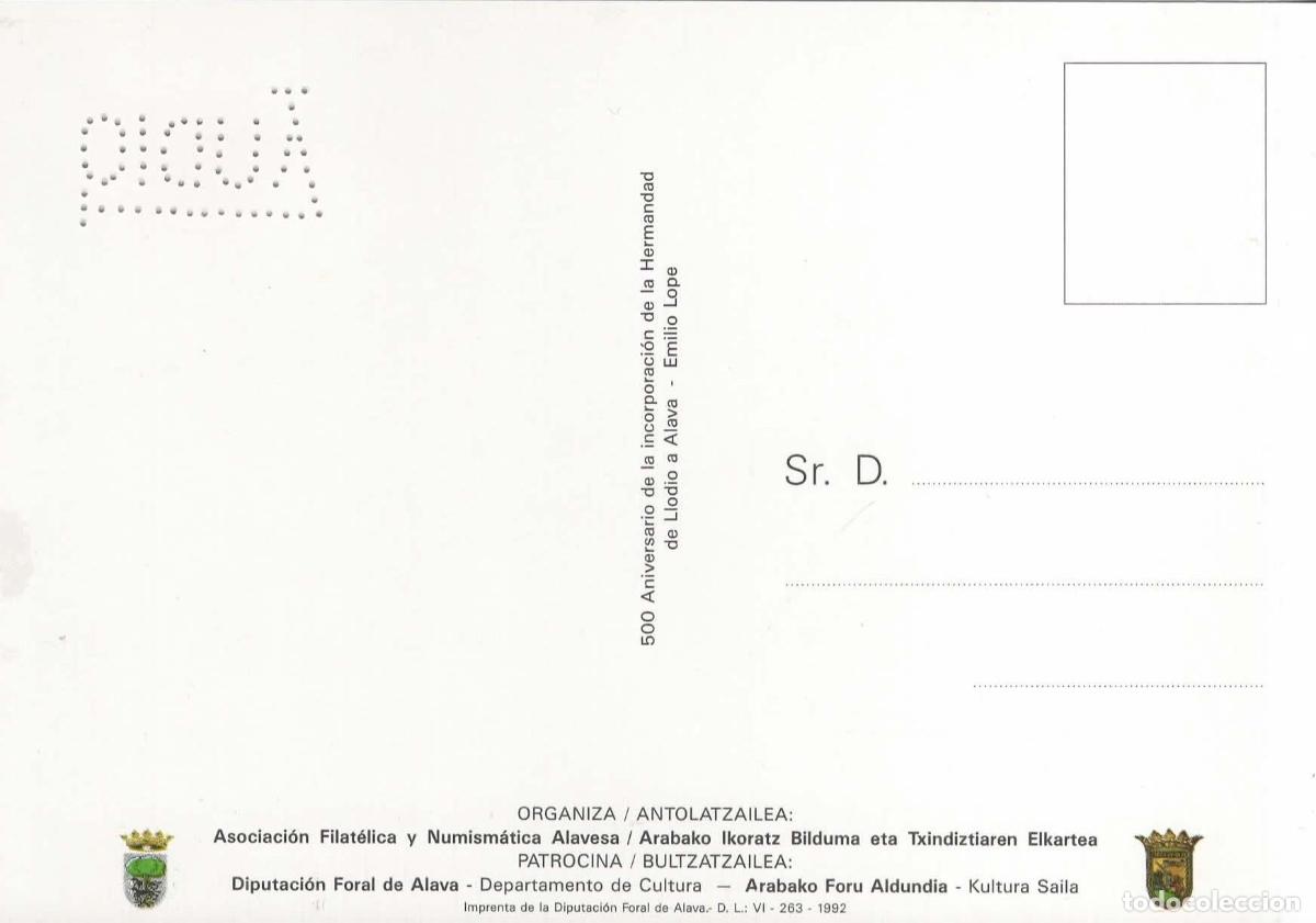 Sellos: LLODIO ALAVA PERFORADO PERFIN LAUDIO - Foto 2