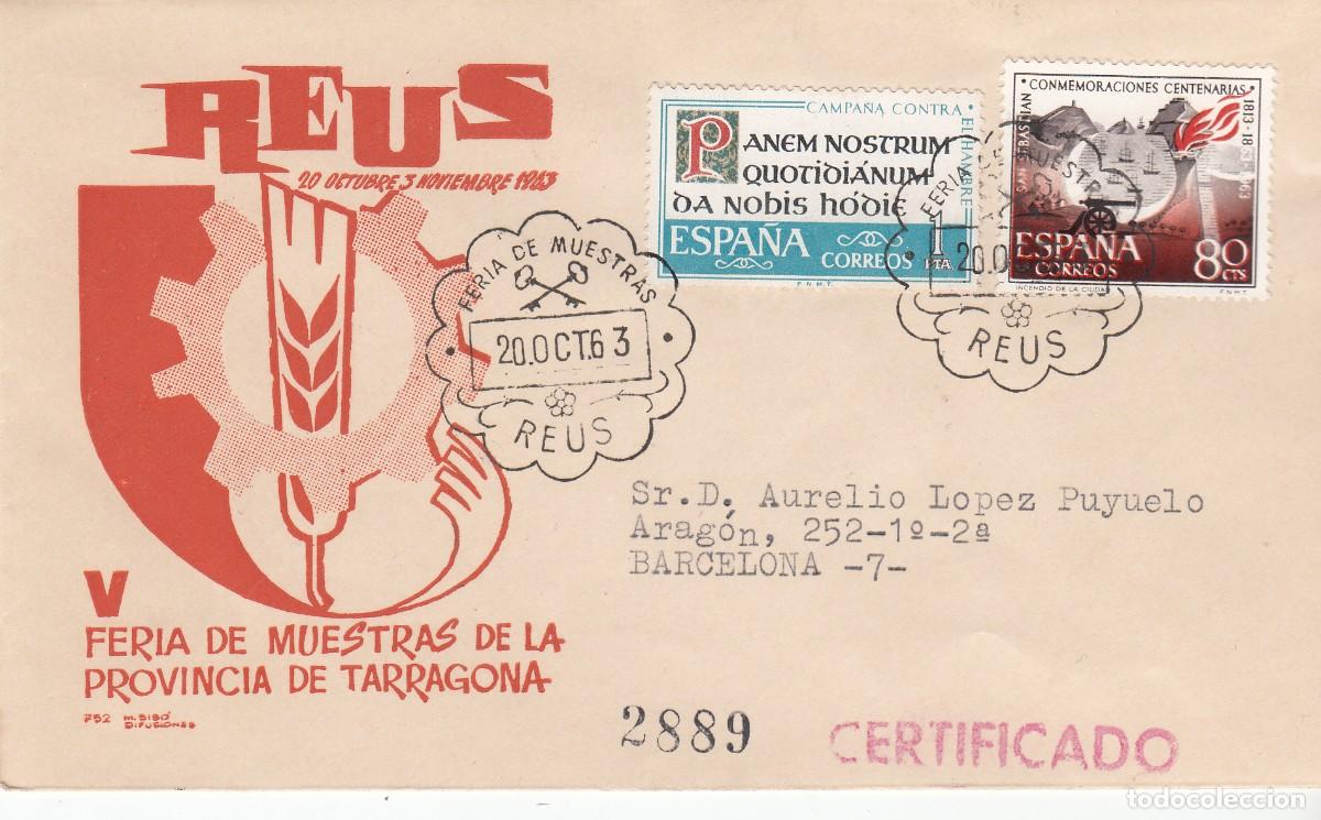 Sellos: MATASELLOS REUS - FERIA DE MUESTRAS - 1963