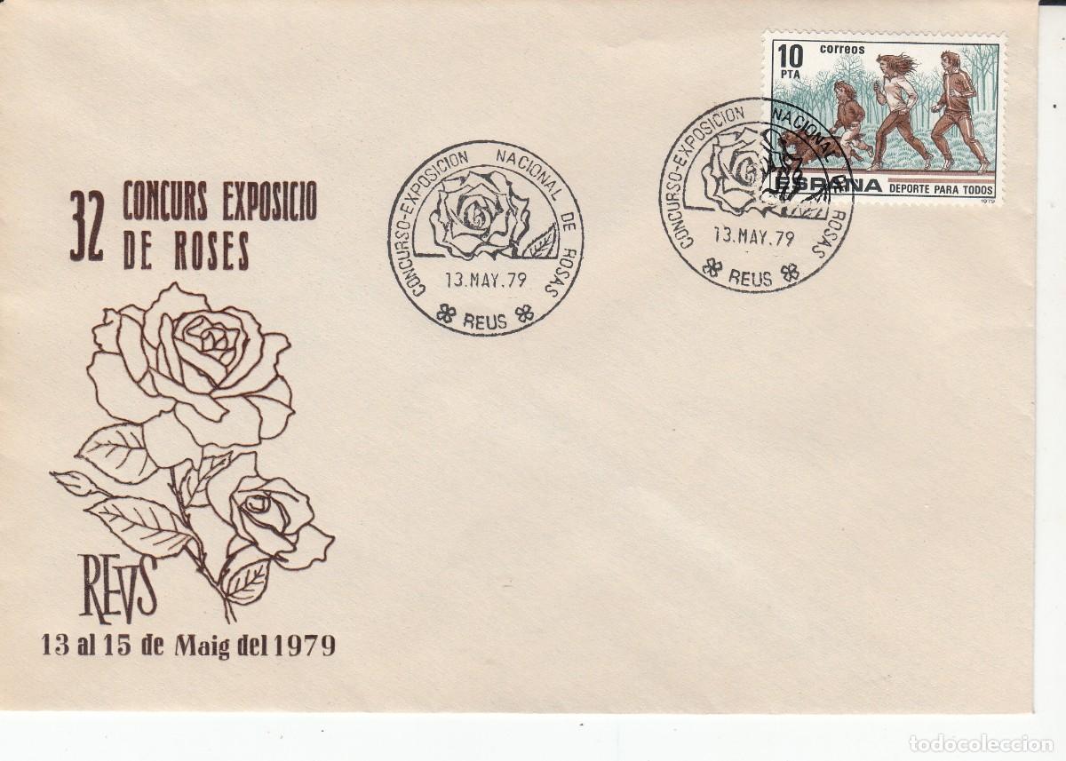 Sellos: MATASELLOS REUS - CONCURSO EXPOSICI&Oacute;N NACIONAL DE ROSAS - 1979