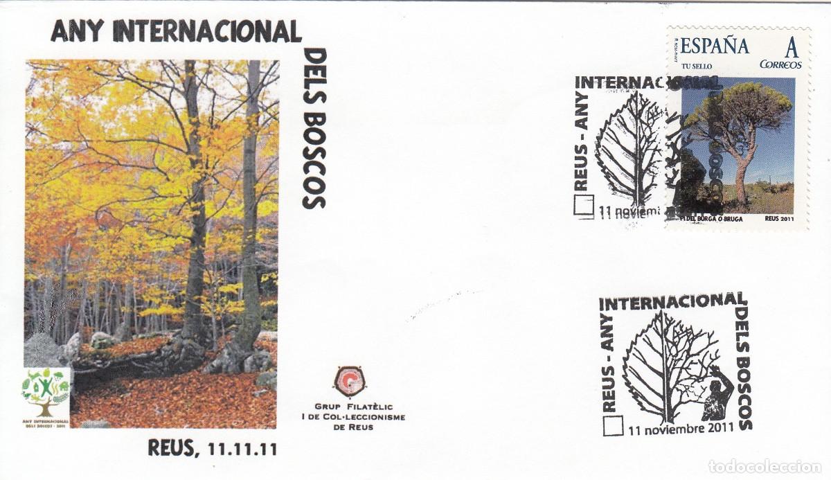 Sellos: MATASELLOS REUS - ANY INTERNACIONAL DELS BOSCO - 2011 CON TUSELLO