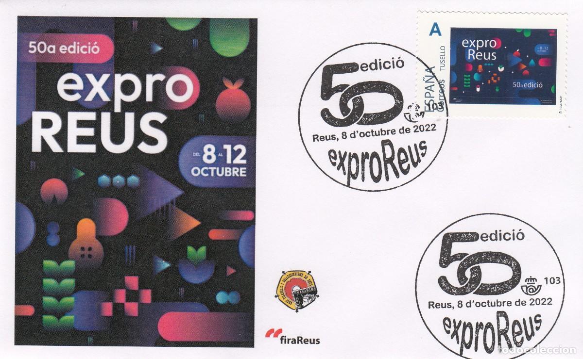 Sellos: MATASELLOS REUS - 50 EDICI&Oacute; EXPROREUS - 2022 CON TUSELLO