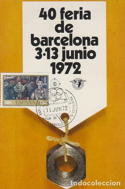Sellos: A&Ntilde;O 1972, OLIMPIADA DE MUNICH 1972, FERIA DE MUESTRAS BARCELONA, EDICION OFICIAL NUMERADA
