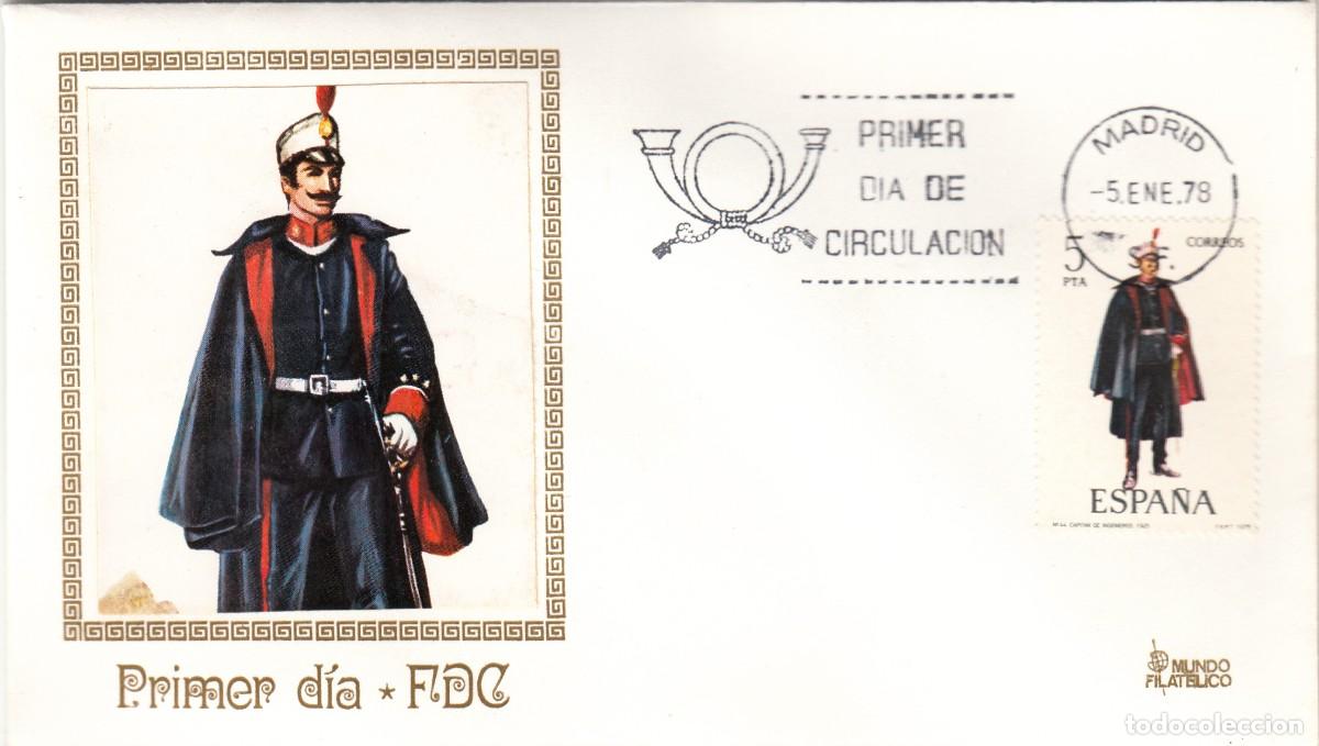 Sellos: SOBRE: 1978 MADRID. CAPITAN INGENIEROS FDC