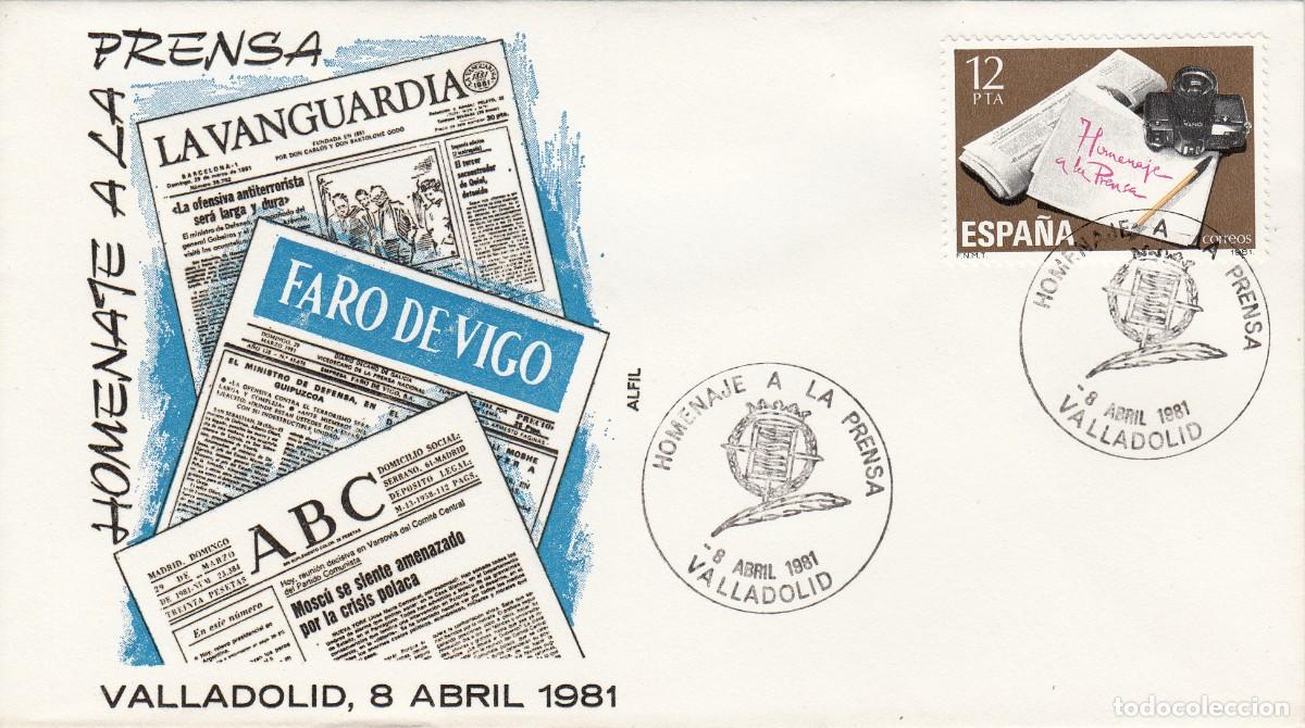Sellos: MATASELLOS - HOMENAJE A LA PRENSA - VALLADOLID - 1981