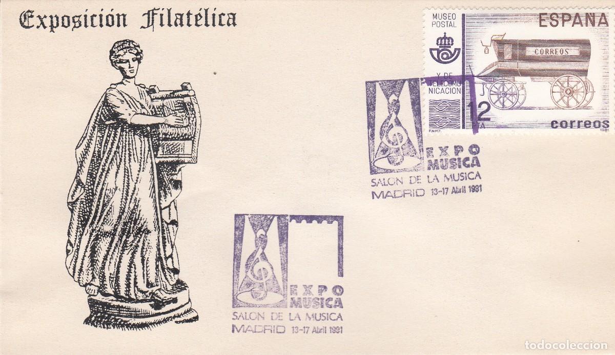 Sellos: MATASELLOS - EXPO MUSICA - SAL&Ccedil;ON DE LA M&Uacute;SICA - MADRID - 1981