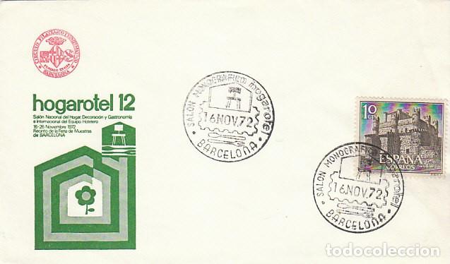 Sellos: A&Ntilde;O 1972, HOGAROTEL, SOBRE OFICIAL