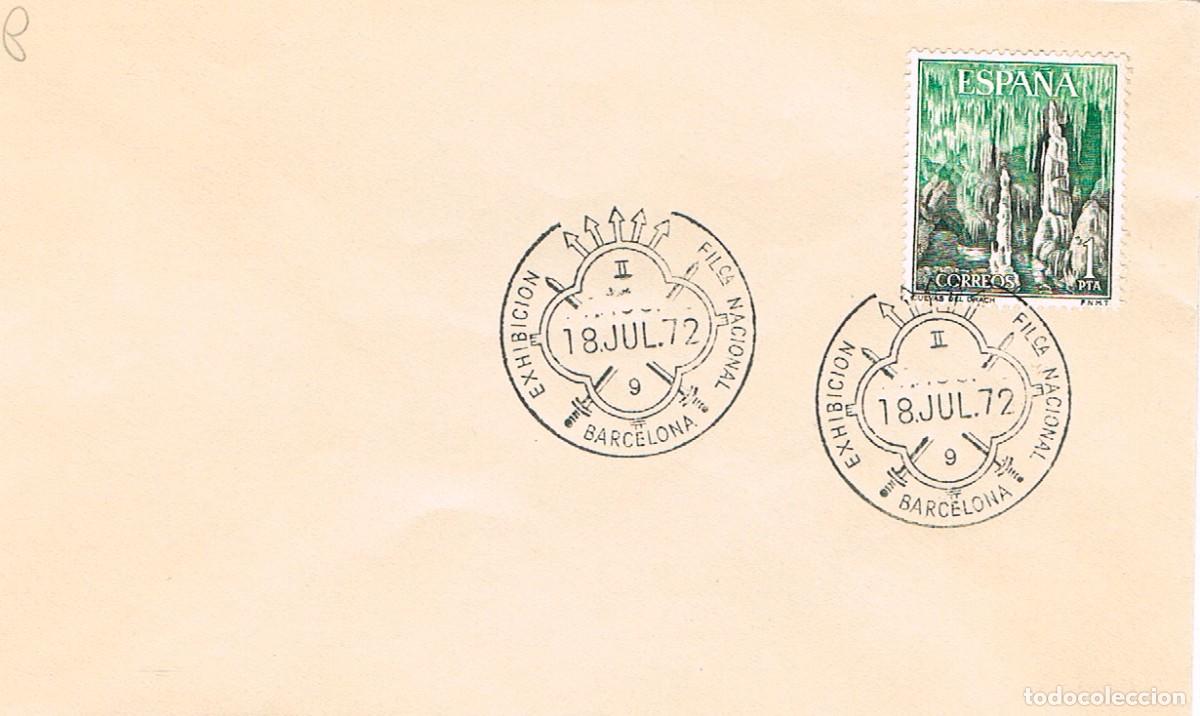 Sellos: A&Ntilde;O 1972, EXPOSICION FILATELICA DE LA GUARDIA DE FRANCO, MATASELLO DEL 18 DE JULIO