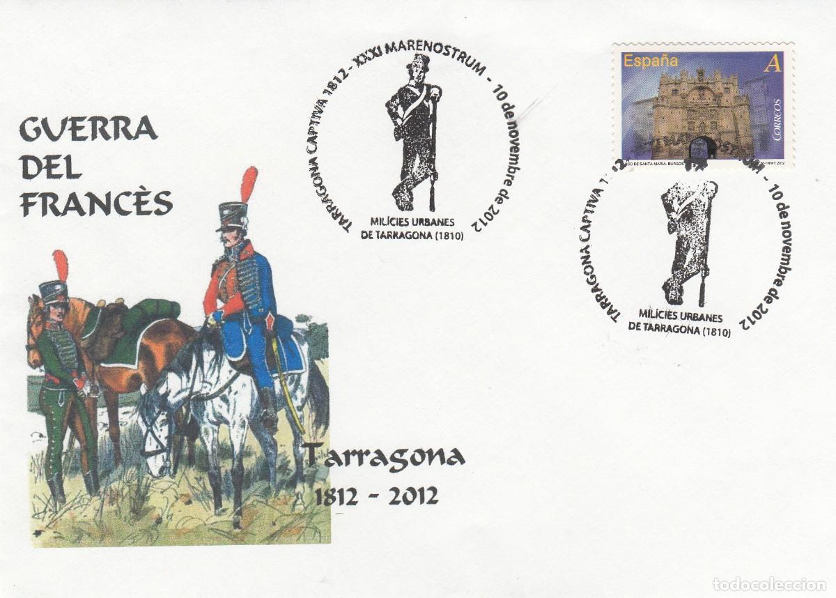 Sellos: MATASELLOS TARRAGONA CAPTIVA 1812 -MARENOSTRUM - GUERRA DEL FRANC&Eacute;S - 2012
