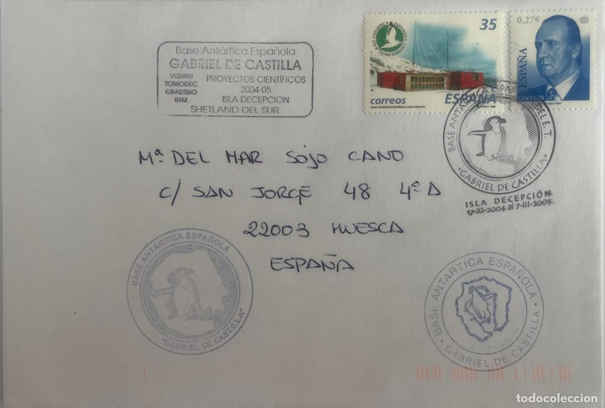 Sellos: BASE ANTARTICA ESPA&Ntilde;OLA DEL ET GABRIEL DE CASTILLA CAMPA&Ntilde;A 2004-2005