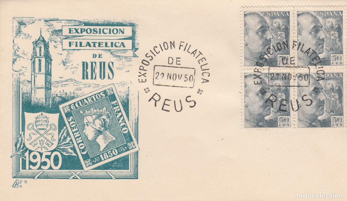 Sellos: MATASELLOS - EXPOSICI&Oacute;N FILAT&Eacute;LICA REUS - 1950