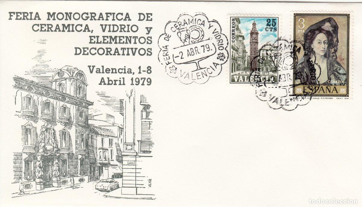 Sellos: MATASELLOS FERIA DE CER&Aacute;MICA Y VIDRIO - VALENCIA - 1979