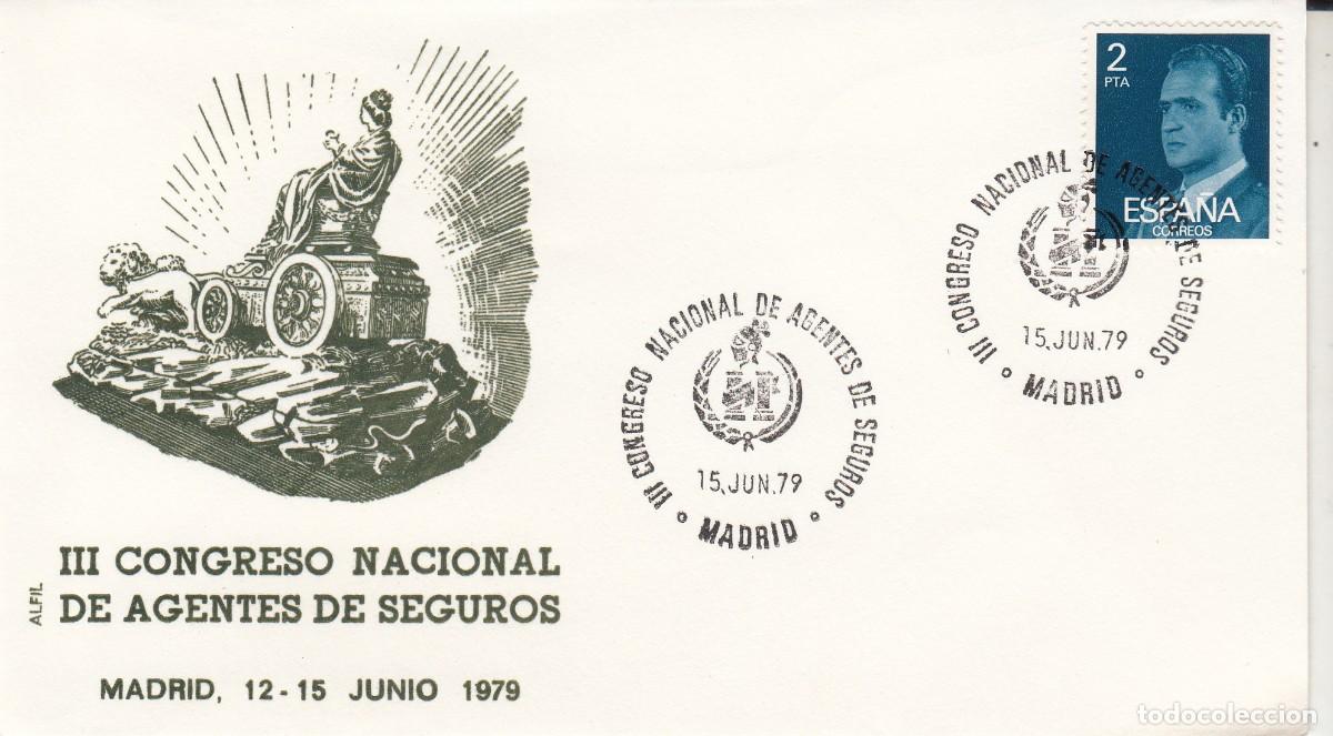 Sellos: MATASELLOS CONGRESO NACIONAL DE AGENTES DE SEGUROS - MADRID - 1979
