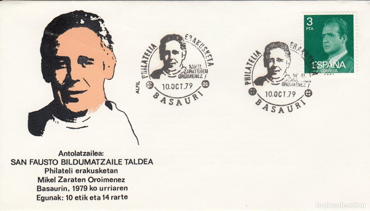 Sellos: MATASELLOS PHILATELIA ERAKUSKETA BASAURI - 1979