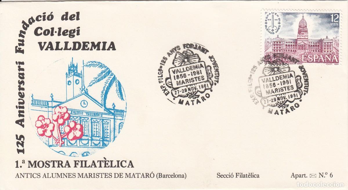 Sellos: MATASELLOS 125 ANIVERSARI FUNDACI&Oacute; COL.LEGI VALLDEMIA - MATAR&Oacute; - 1981