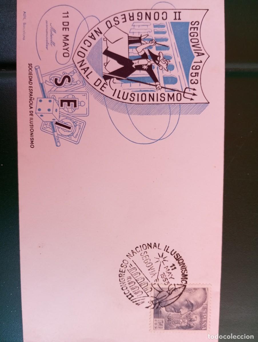 Sellos: ESPA&Ntilde;A 1953, CONGRESO NACIONAL DE ILUSIONISMO