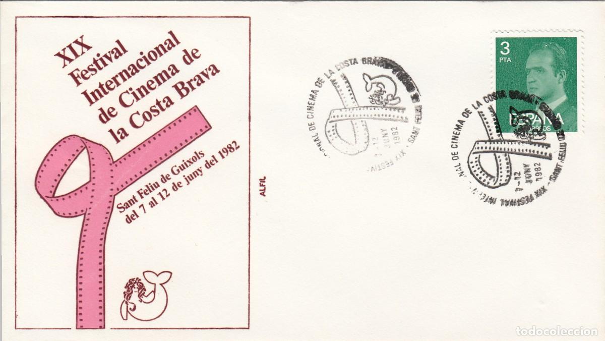 Sellos: MATASELLOS FESTIVAL INTERNACIONAL DE CINEMA DE LA COSTA BRAVA - SANT FELIU DE GUIXOLS - 1982