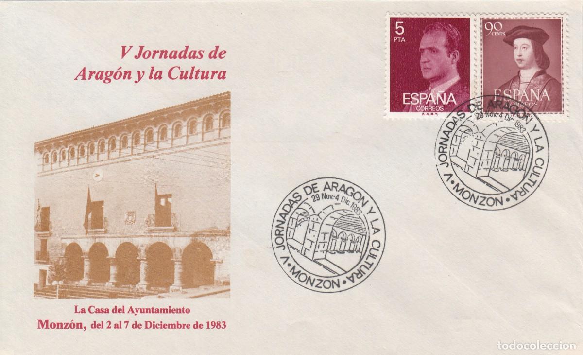 Sellos: MATASELLOS V JORNADAS DE ARAG&Oacute;N Y LA CULTURA - MONZ&Oacute;N - 1983