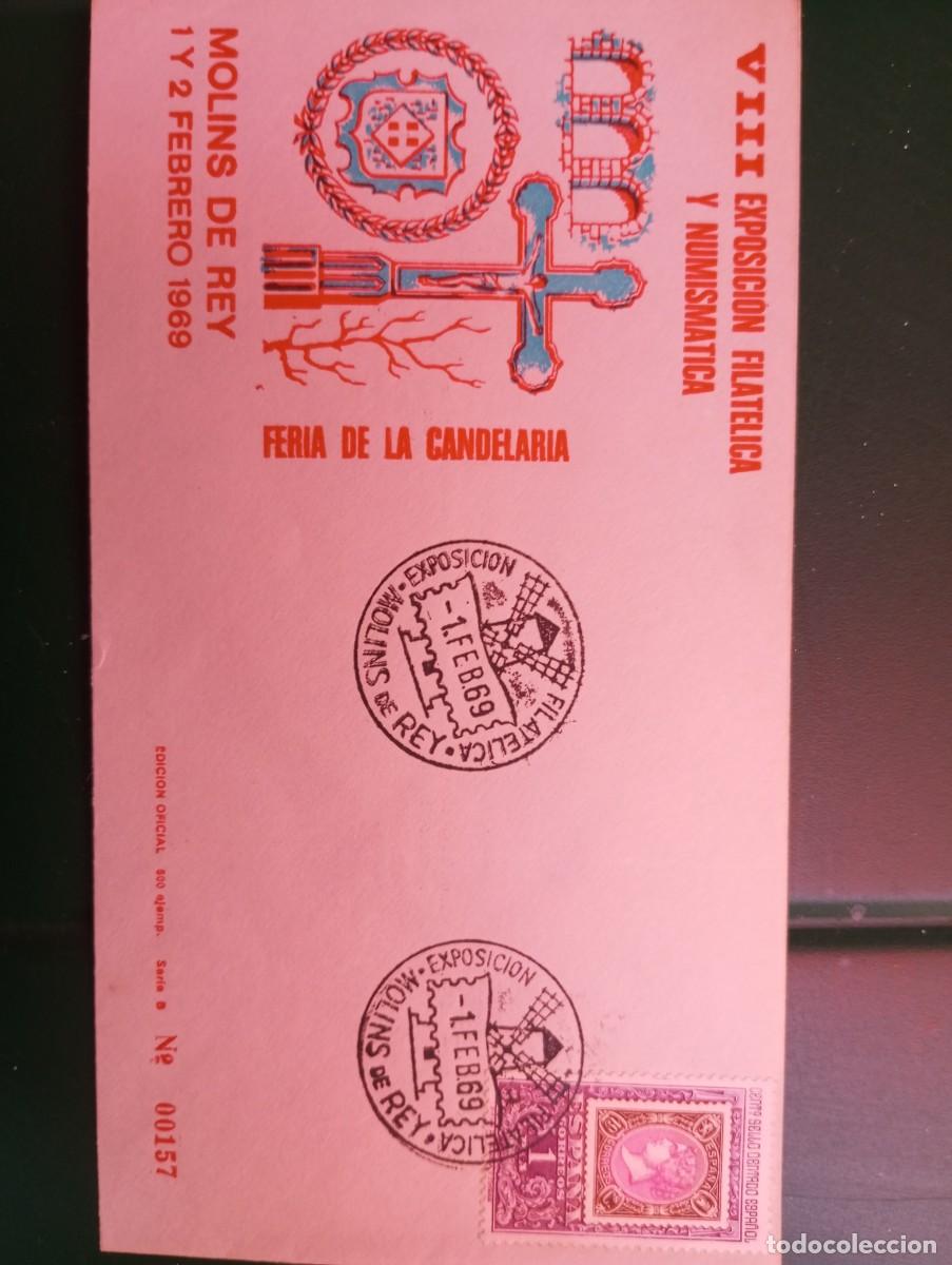 Sellos: ESPA&Ntilde;A, 1969, VIII EXPOSICI&Oacute;N FILAT&Eacute;LICA Y NUMISM&Aacute;TICA DE MOLINS DE REY