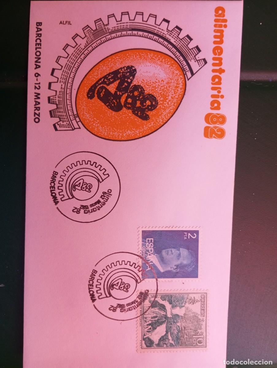Sellos: ESPA&Ntilde;A 82, FERIA DE BARCELONA, ALIMENTARIA