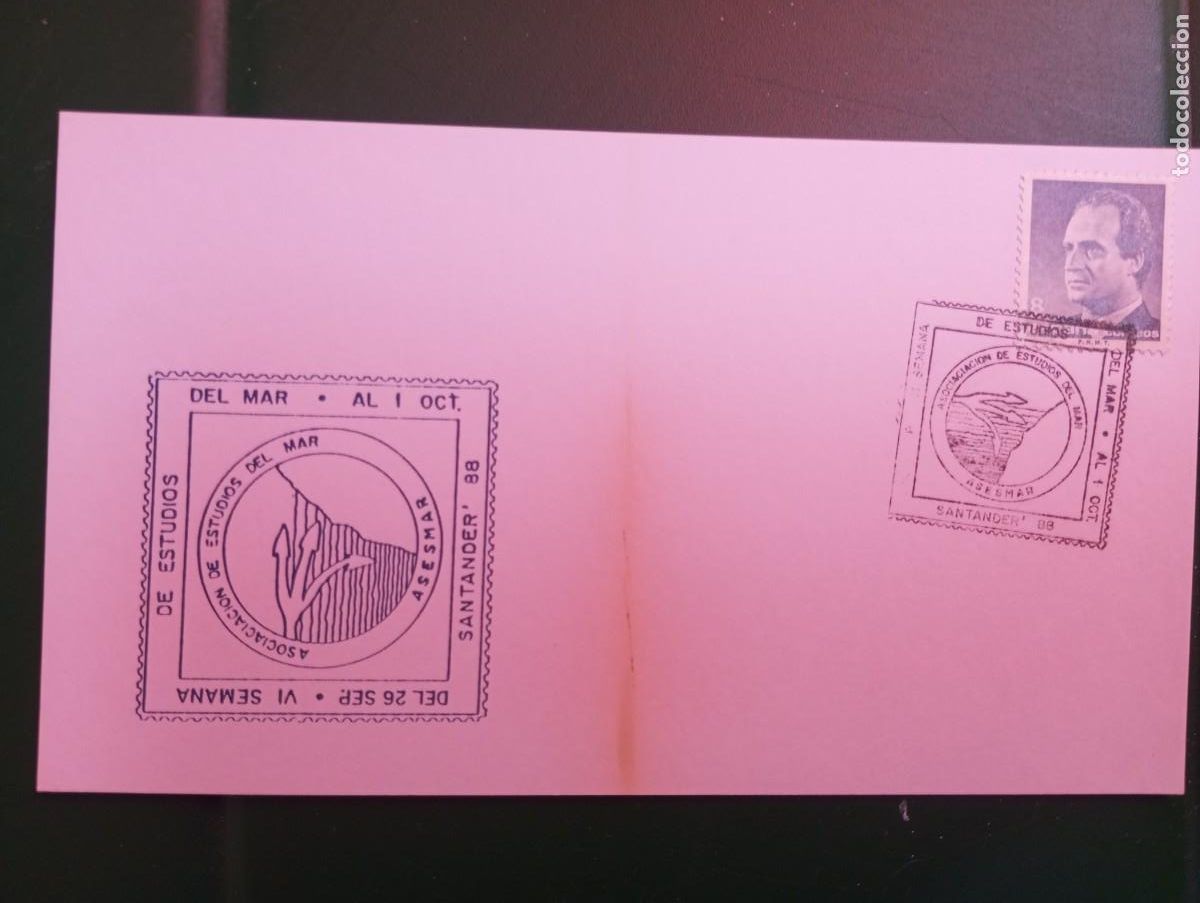 Sellos: ESPA&Ntilde;A 88, VI SEMANA DE ESTUDIOS DEL MAR, SANTANDER