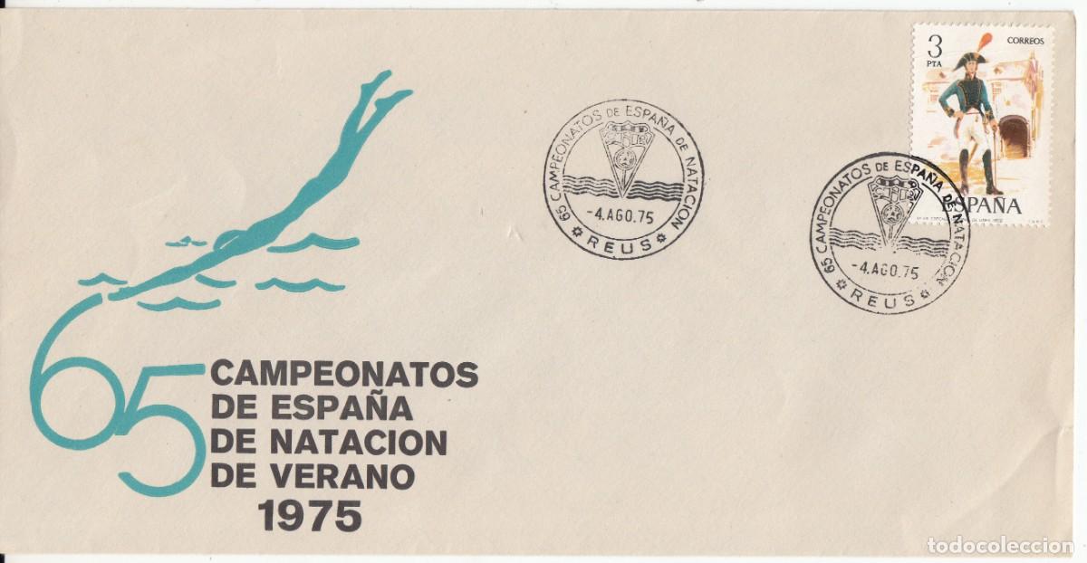 Sellos: MATASELLOS CAMPEONATOS DE ESPA&Ntilde;A DE NATACI&Oacute;N - REUS - 1975
