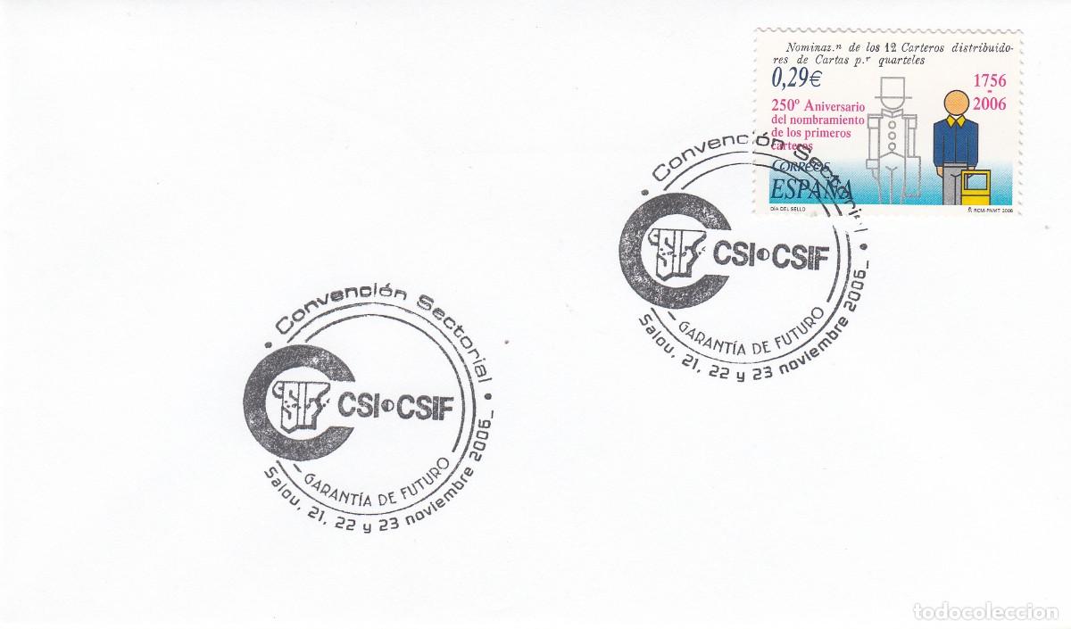 Sellos: MATASELLOS CONVENCI&Oacute;N SECTORIAL CSI - CSIF - SALOU - 2006