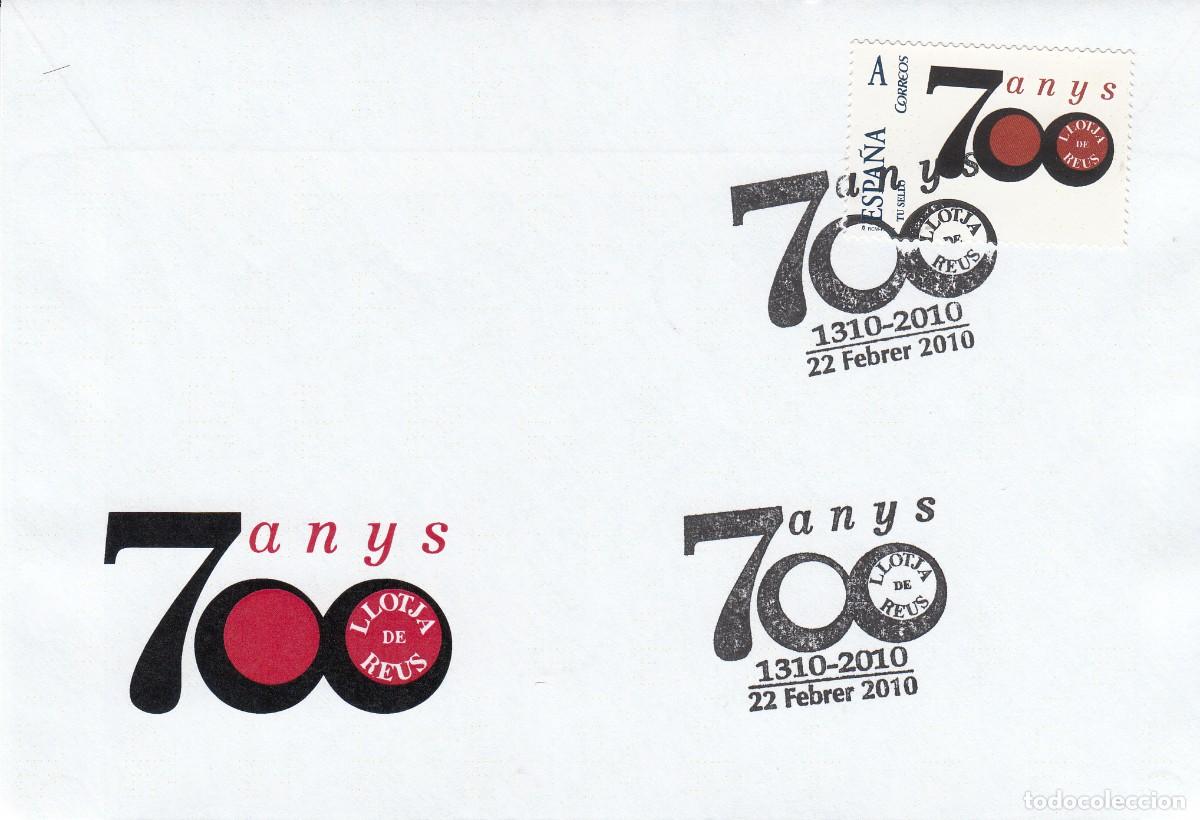 Sellos: MATASELLOS - REUS - 700 ANYS LLOTJA DE REUS CON TUSELLO -2010