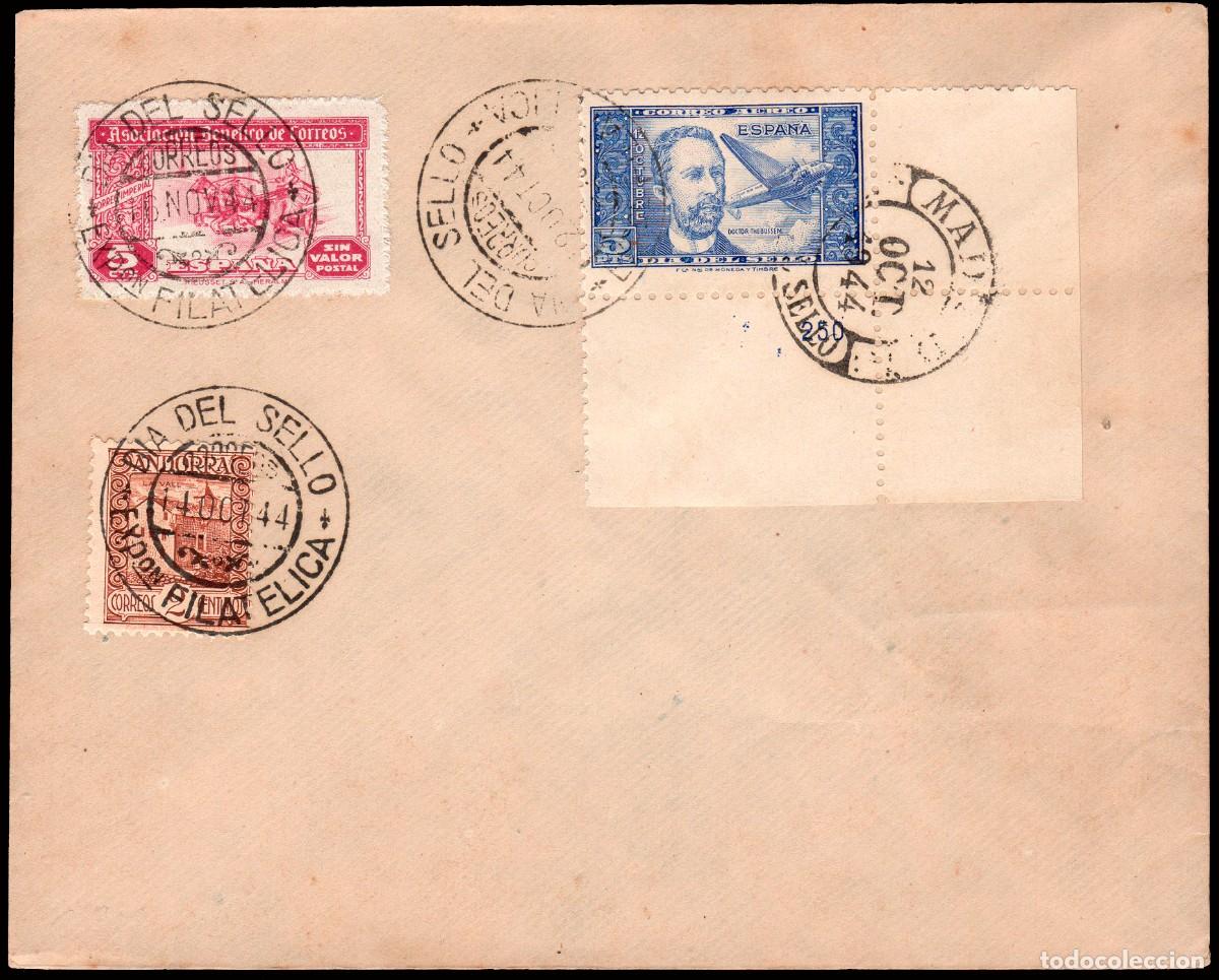 Sellos: Espa&ntilde;a - Edi o 983+Andorra+Beneficencia Correos - Sobre filat&eacute;lico con matasello especial +