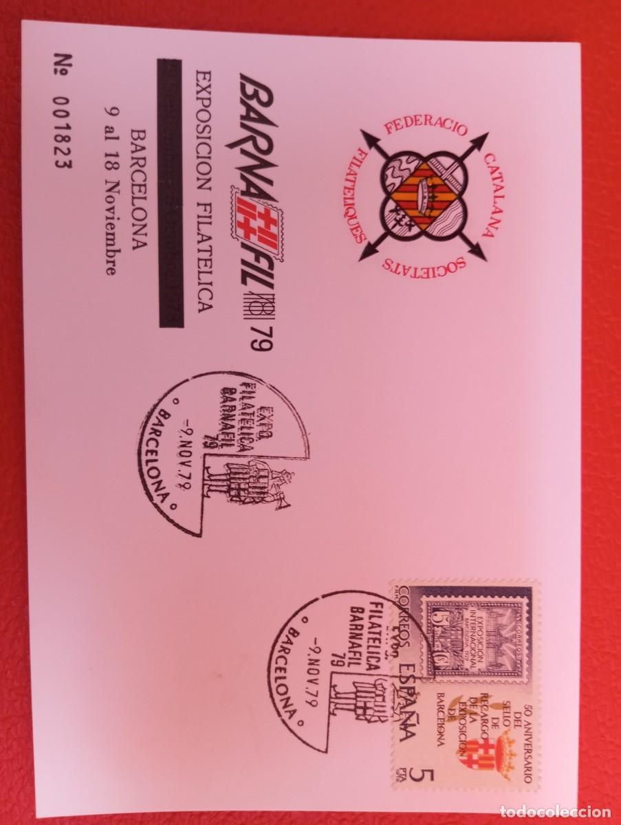 Sellos: ESPA&Ntilde;A, 1979, BARNAFIL, BARCELONA