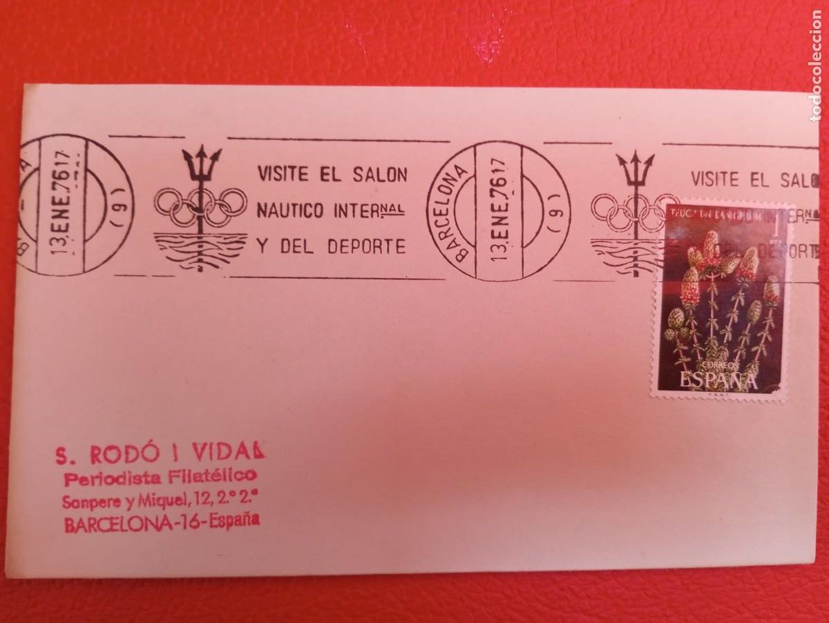 Briefmarken: ESPA&Ntilde;A, 1976, SAL&Oacute;N N&Aacute;UTICO INTERNACIONAL Y DEL DEPORTE, BARCELONA