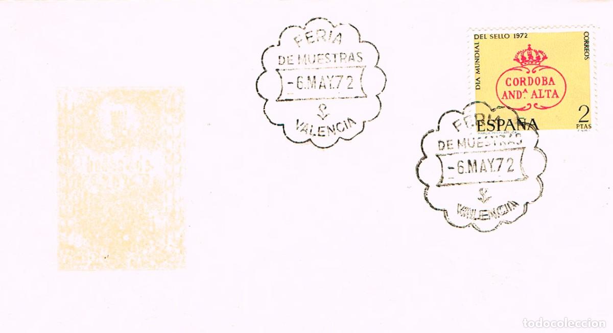 Sellos: A&Ntilde;O 1972, VALENCIA, 50 aniversario de la feria MUESTRARIO