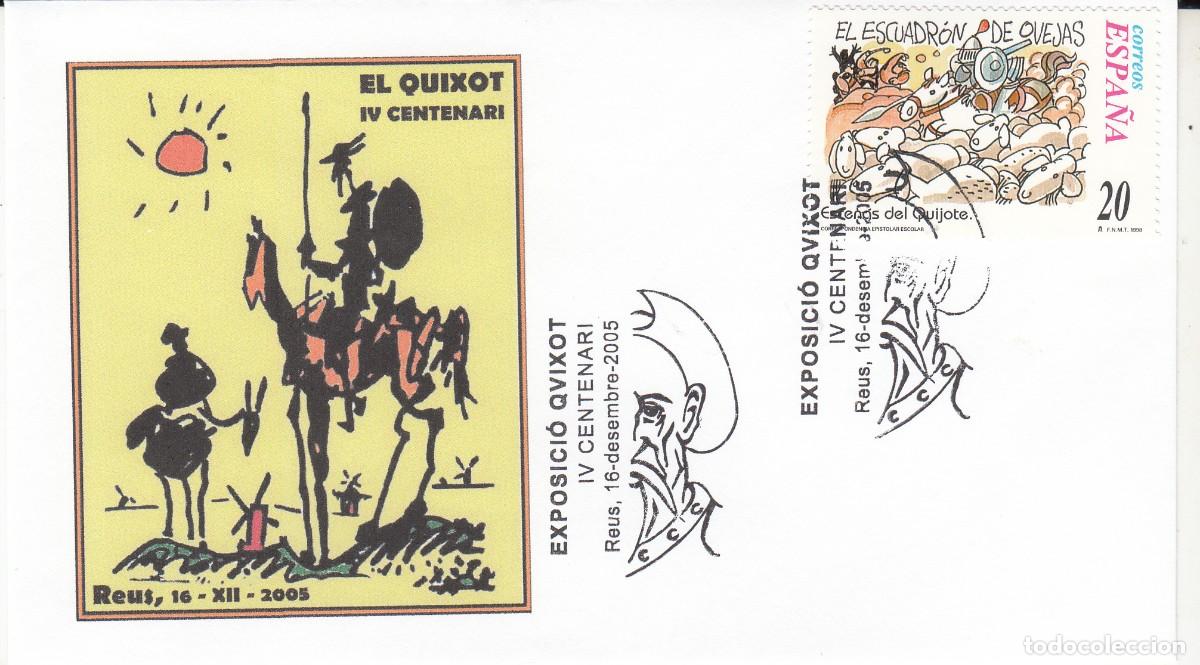 Sellos: MATASELLOS REUS - IV CENTENARI QUIXOT - QUIJOTE - 2005