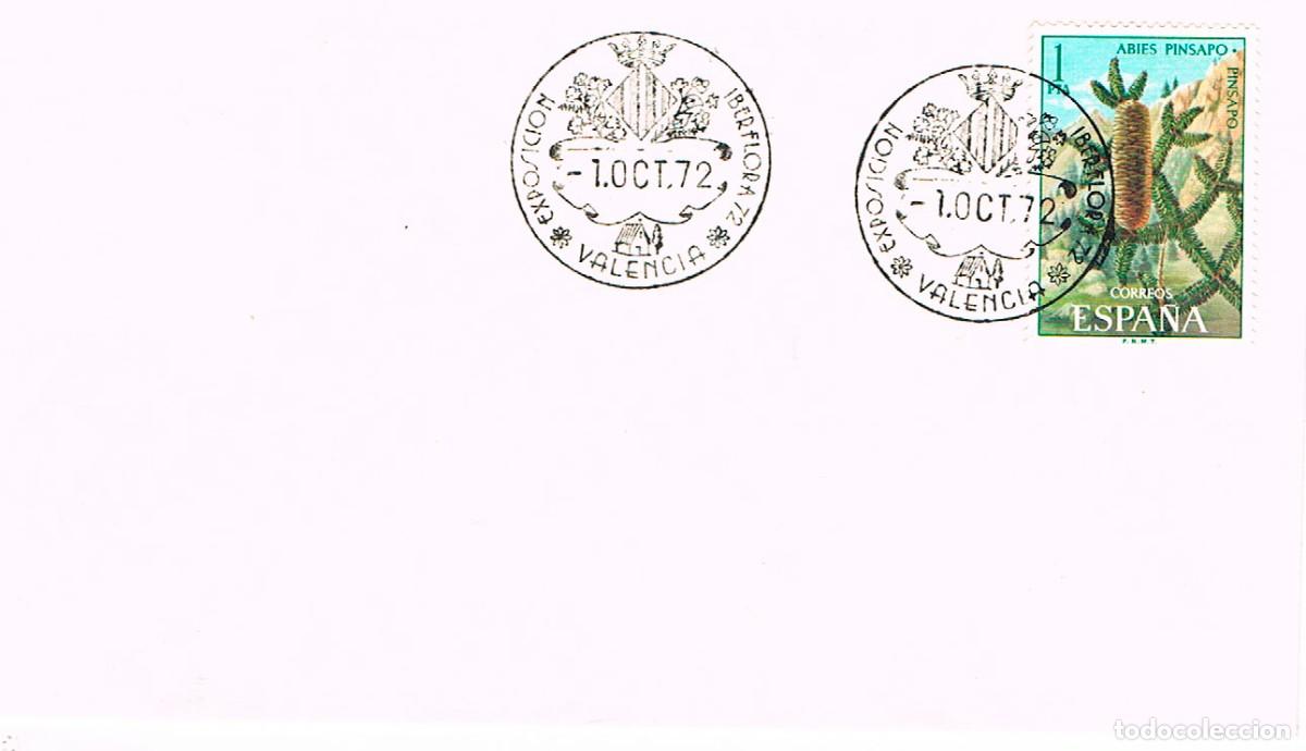 Sellos: A&Ntilde;O 1972, VALENCIA, IBERFLORA