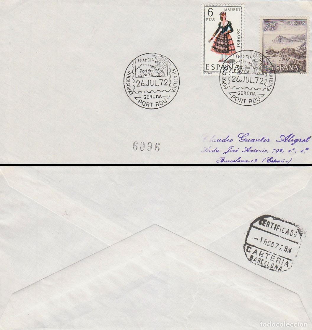 Sellos: A&Ntilde;O 1972, PORT BOU (GIRONA) PLANO