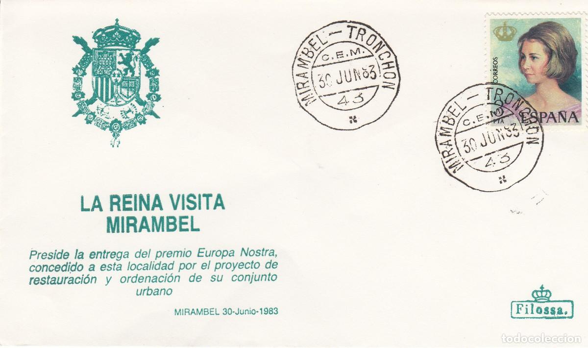 Stamps: MATASELLOS - LA REINA VISITA MIRAMBEL - TRONCH&Oacute;N - 30-06-1983