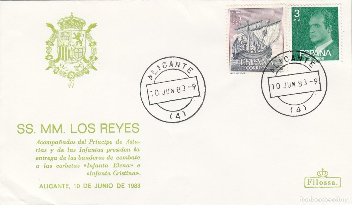 Sellos: MATASELLOS - SS MM LOS REYES EN ALICANTE - 10-06-1983