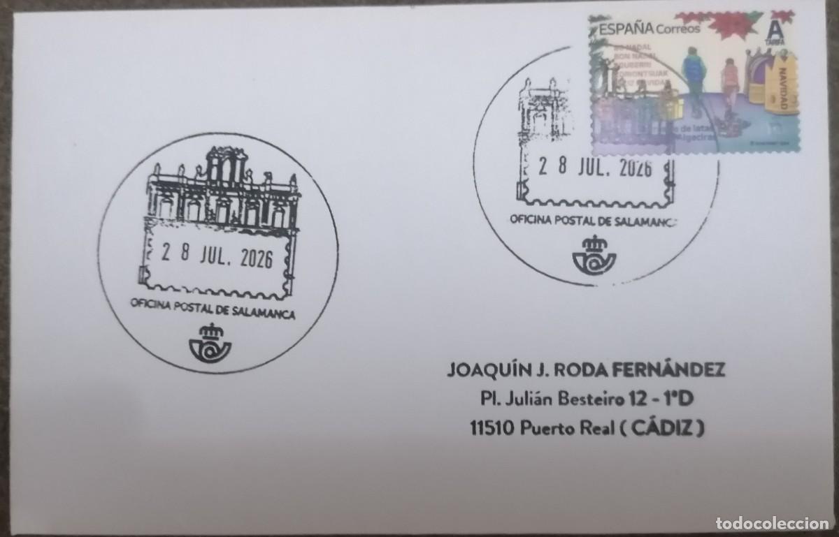Sellos: SOBRE MATASELLO TURISTICO &rdquo; OFICINA POSTAL &rdquo; (SALAMANCA) TIPO II