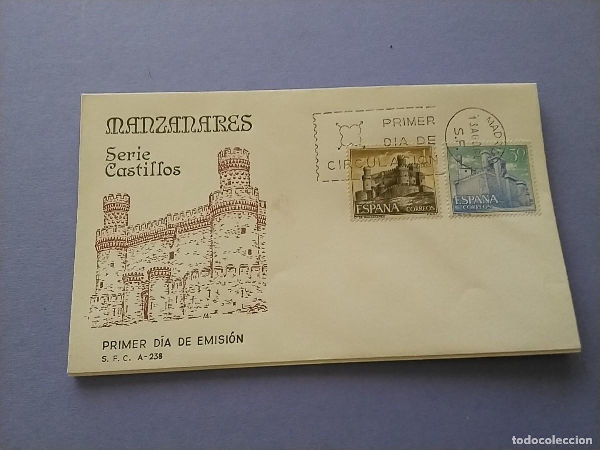 Sellos: Sobres primer dia Espa&ntilde;a Castillos