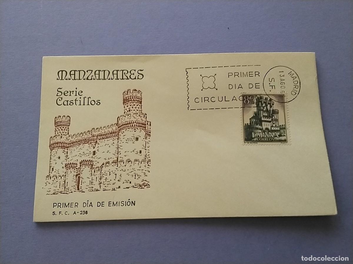 Sellos: Sobres primer dia Espa&ntilde;a Castillos
