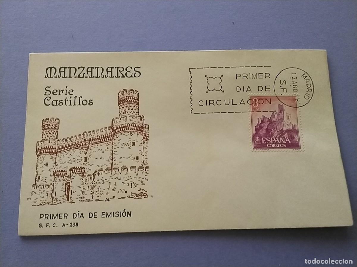 Sellos: Sobres primer dia Espa&ntilde;a Castillos