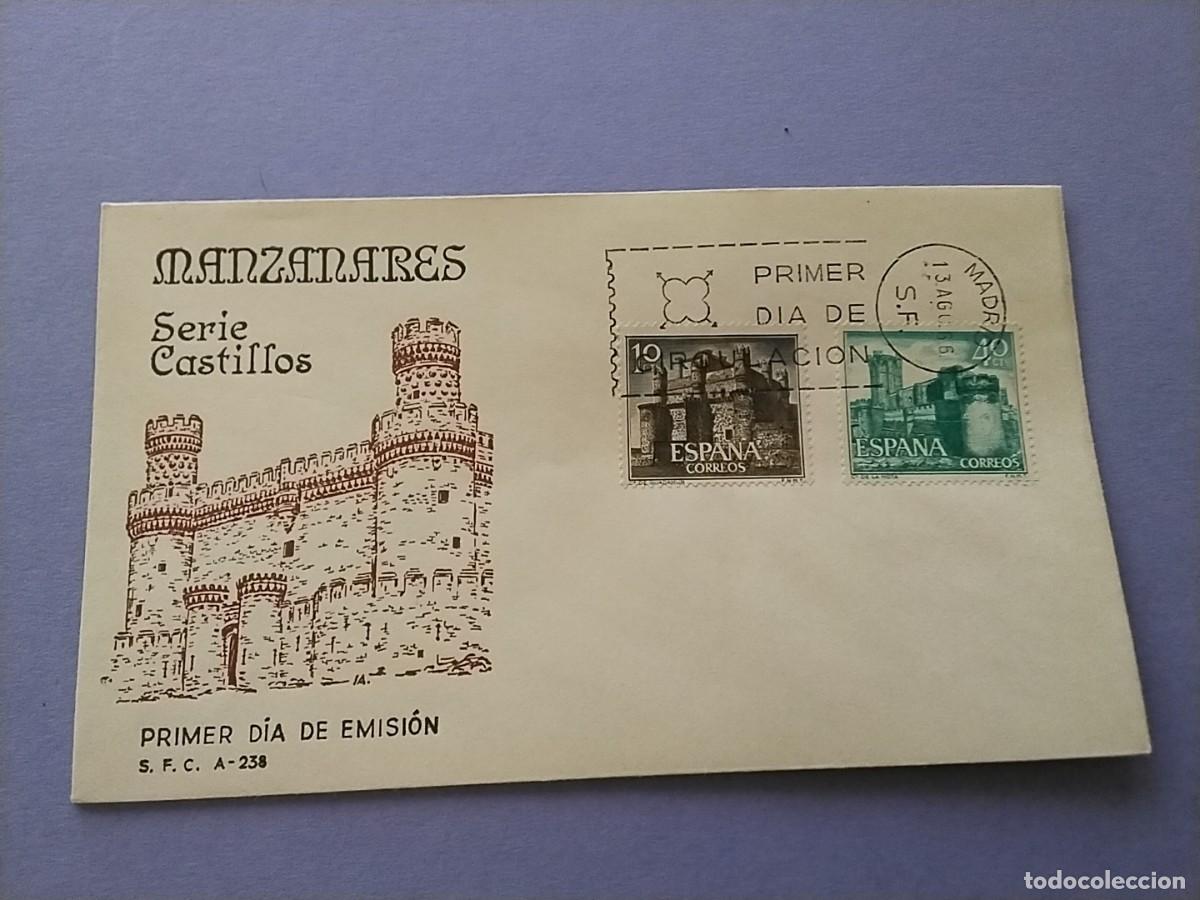 Sellos: Sobres primer dia Espa&ntilde;a Castillos