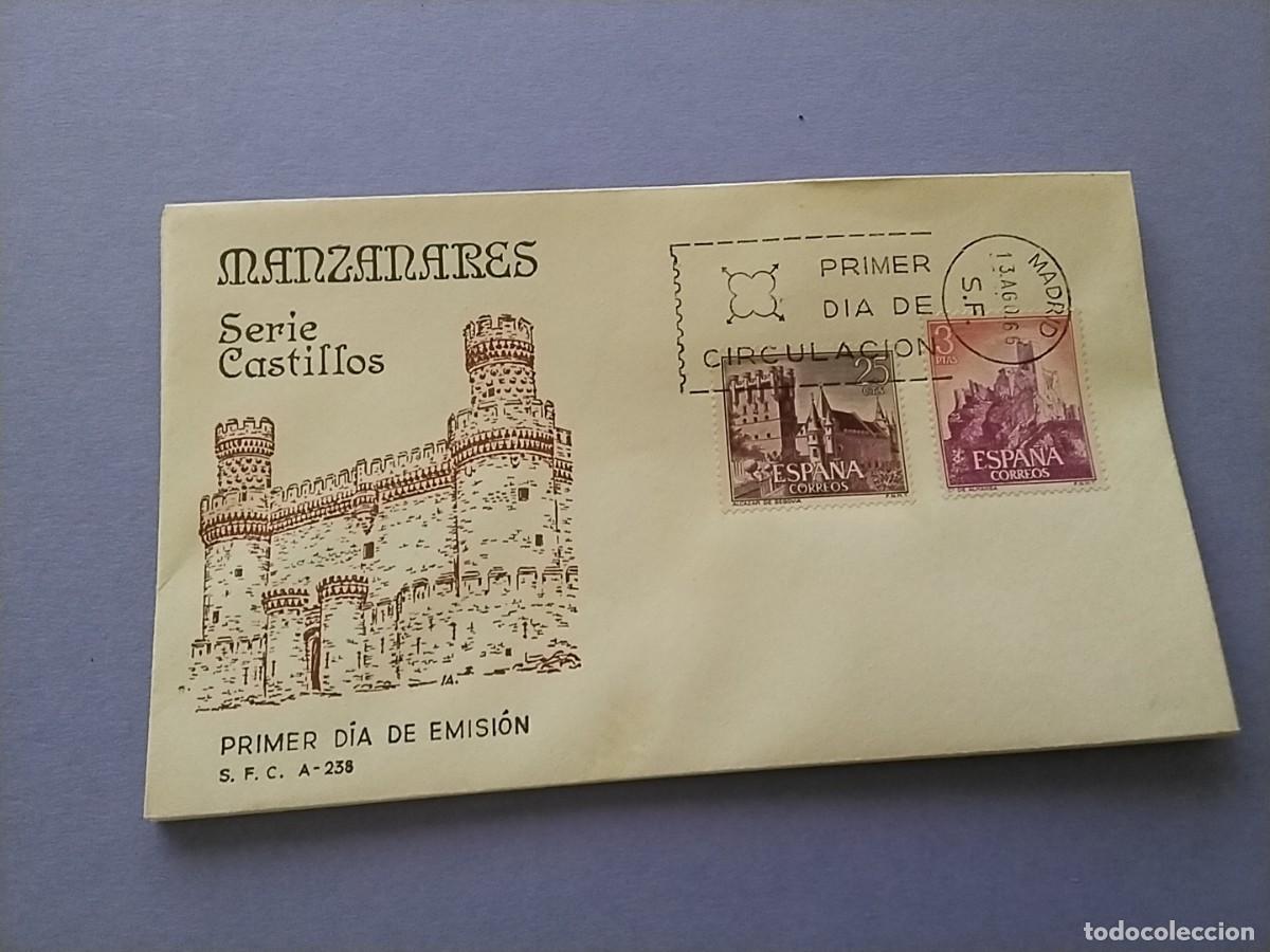 Sellos: Sobres primer dia Espa&ntilde;a Castillos