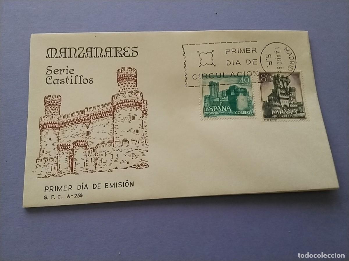 Sellos: Sobres primer dia Espa&ntilde;a Castillos