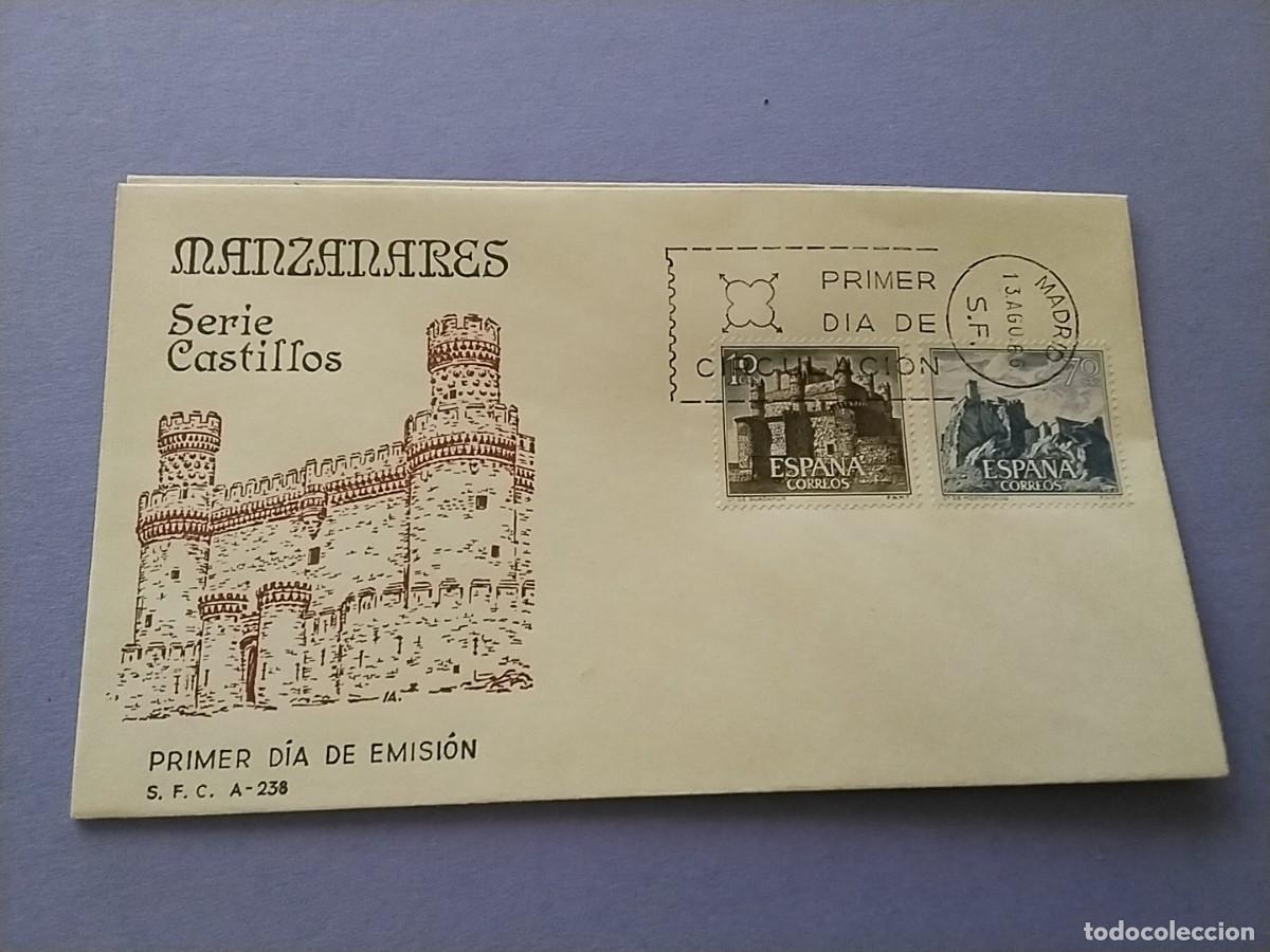 Sellos: Sobres primer dia Espa&ntilde;a Castillos