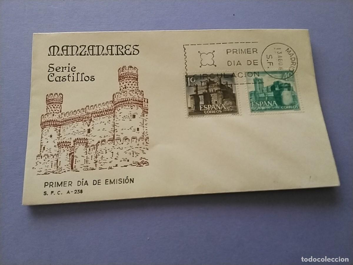 Sellos: Sobres primer dia Espa&ntilde;a Castillos