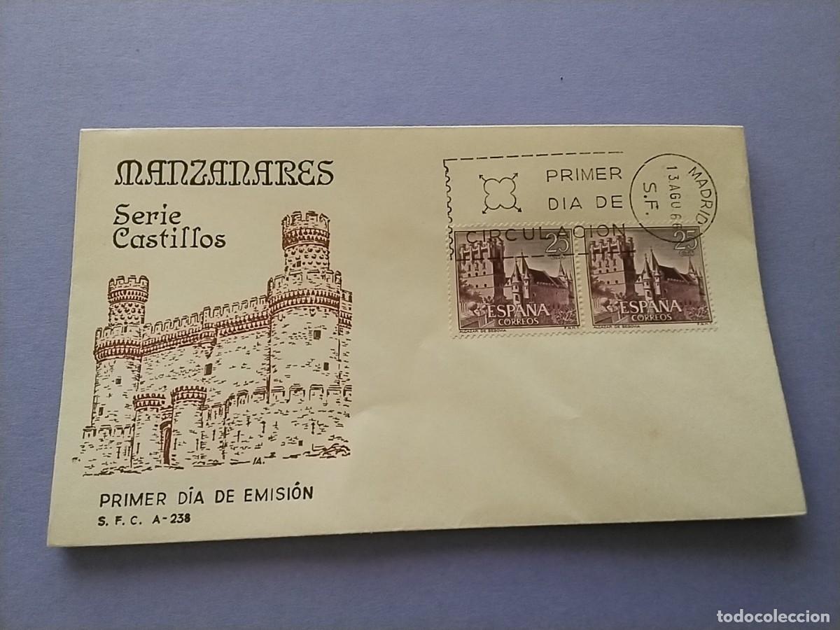 Sellos: Sobres primer dia Espa&ntilde;a Castillos