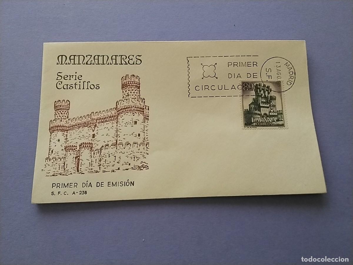 Sellos: Sobres primer dia Espa&ntilde;a Castillos