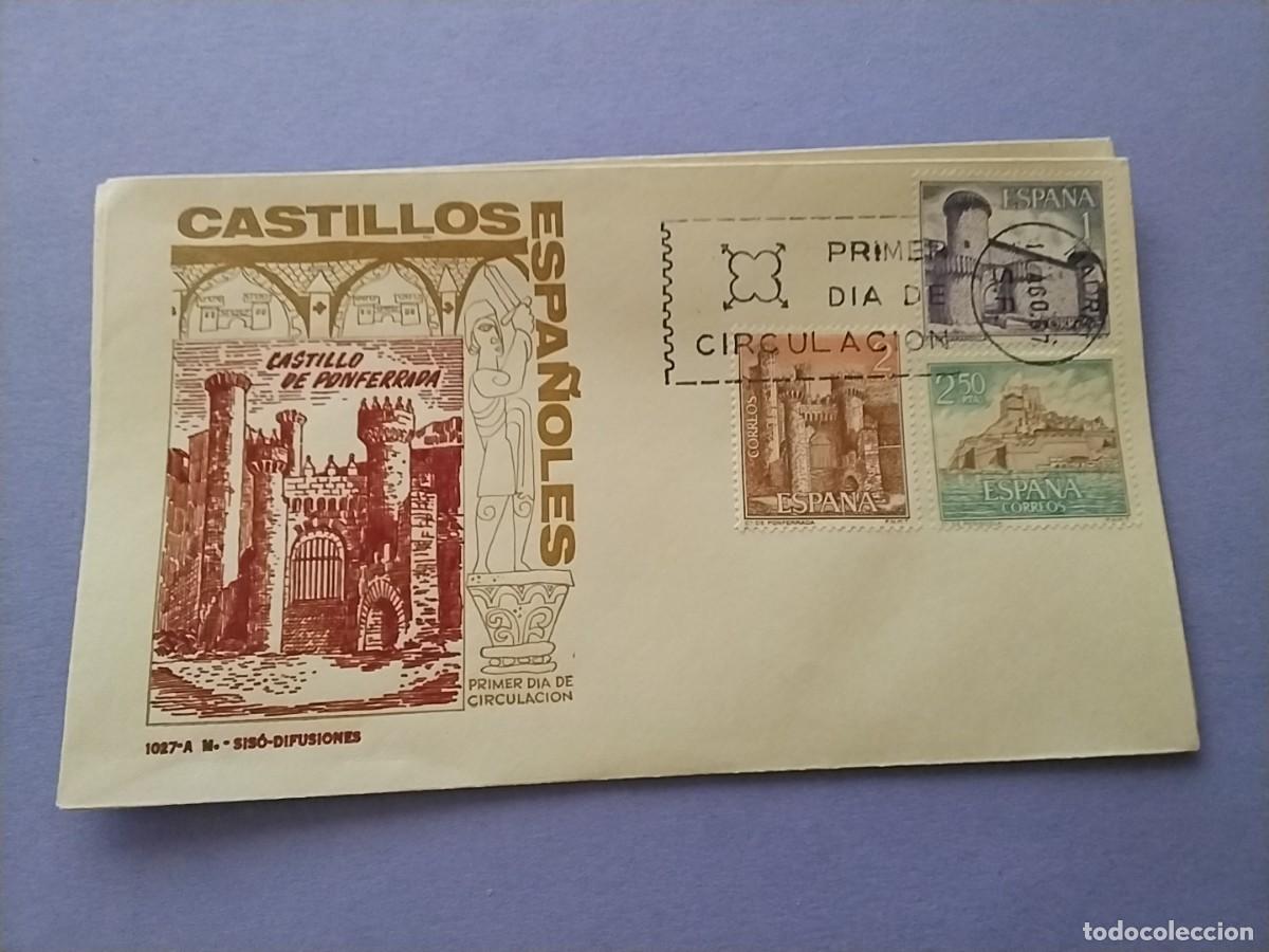 Sellos: Sobres primer dia Espa&ntilde;a Castillos