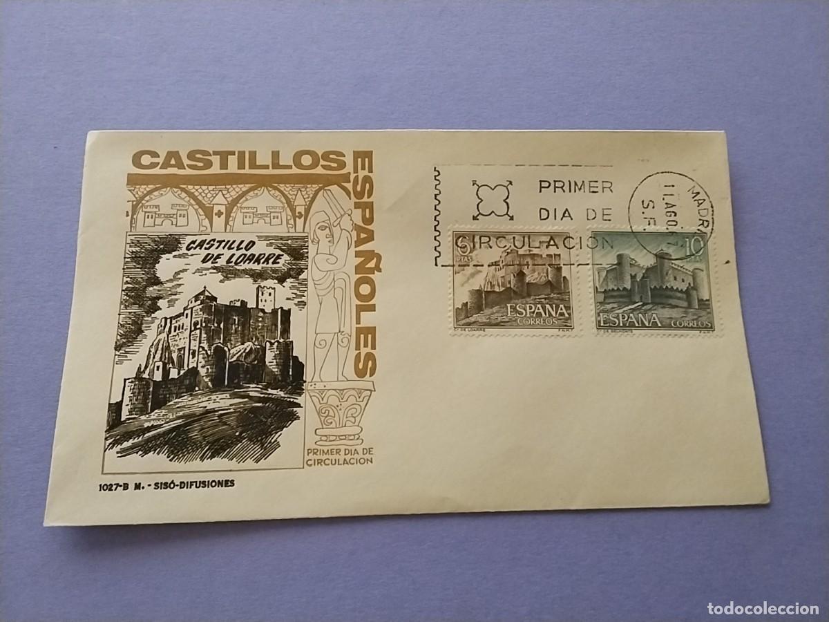 Sellos: Sobres primer dia Espa&ntilde;a Castillos